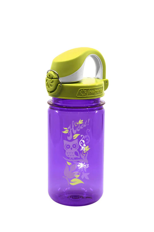 Nalgene product view: 12oz On-The-Fly Kids Lock-Top Bottle with Graphics I7 — 12oz On-The-Fly Kids Lock-Top Bottle with Graphics