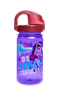 Nalgene product detail: 12oz On-The-Fly Kids Lock-Top Bottle with Graphics I7 — 12oz On-The-Fly Kids Lock-Top Bottle with Graphics