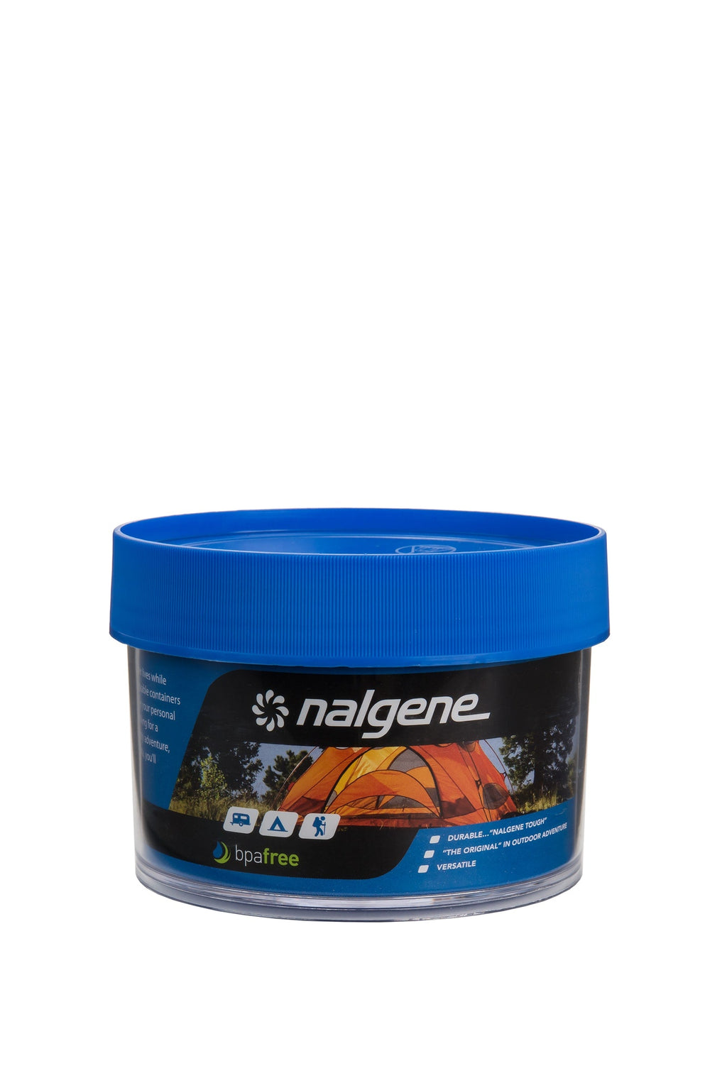 Nalgene product detail: 16oz Storage Jar – Blue Lid Q4 — 16oz Storage Jar – Blue Lid