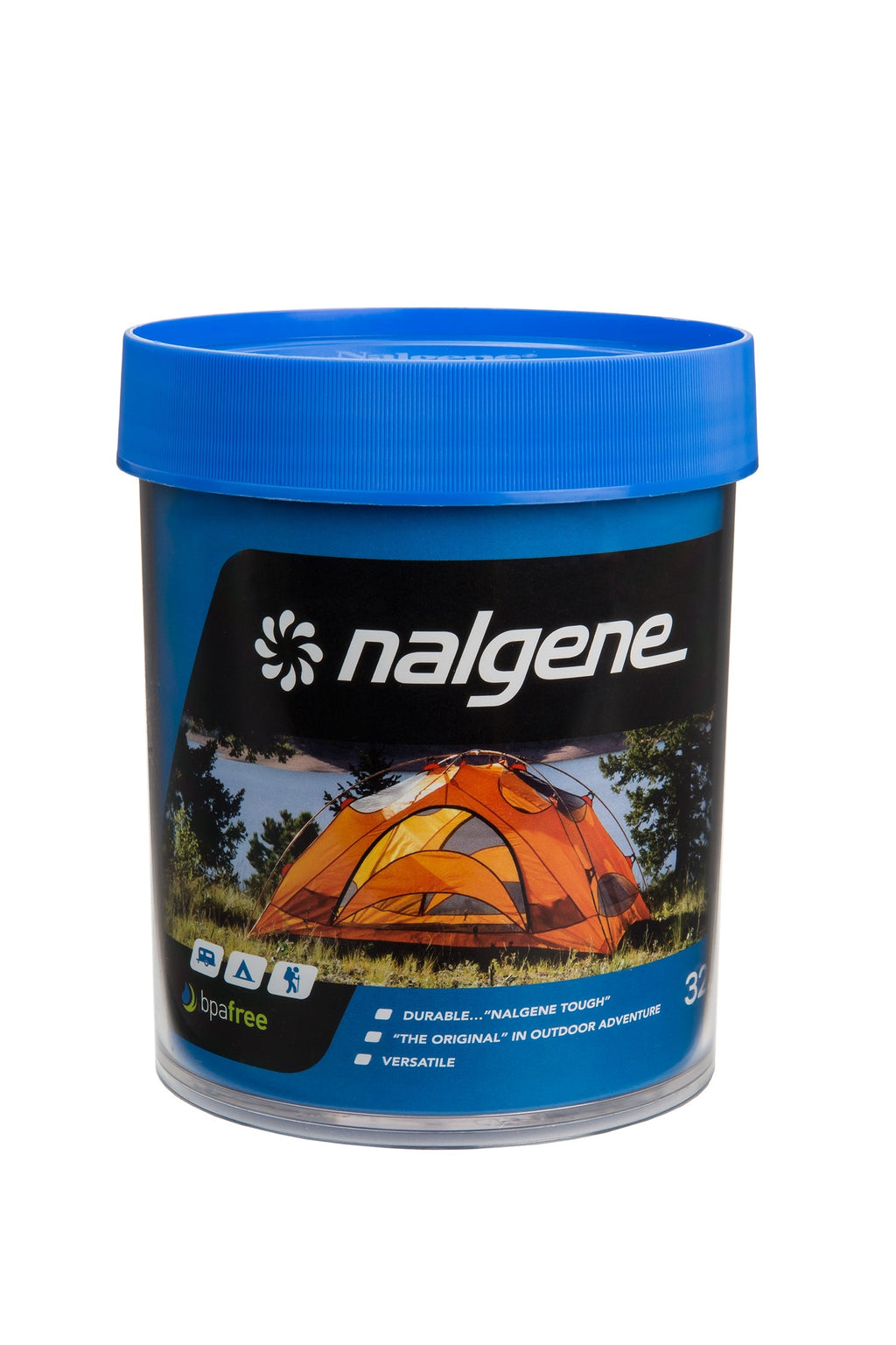 Nalgene product detail: 32oz Storage Jar – Blue Lid X5 — 32oz Storage Jar – Blue Lid