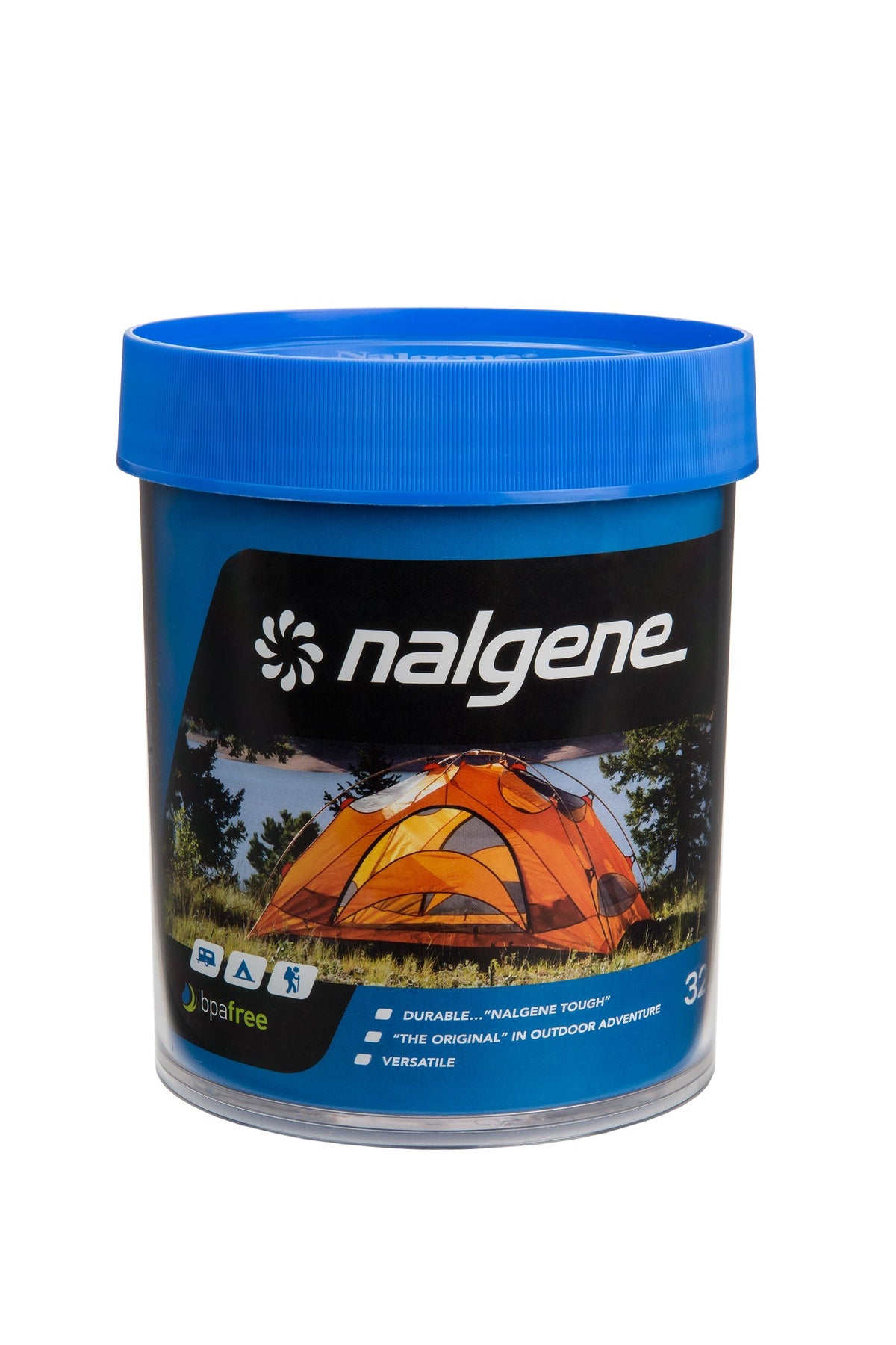 Nalgene product detail: 32oz Storage Jar – Blue Lid X5 — 32oz Storage Jar – Blue Lid