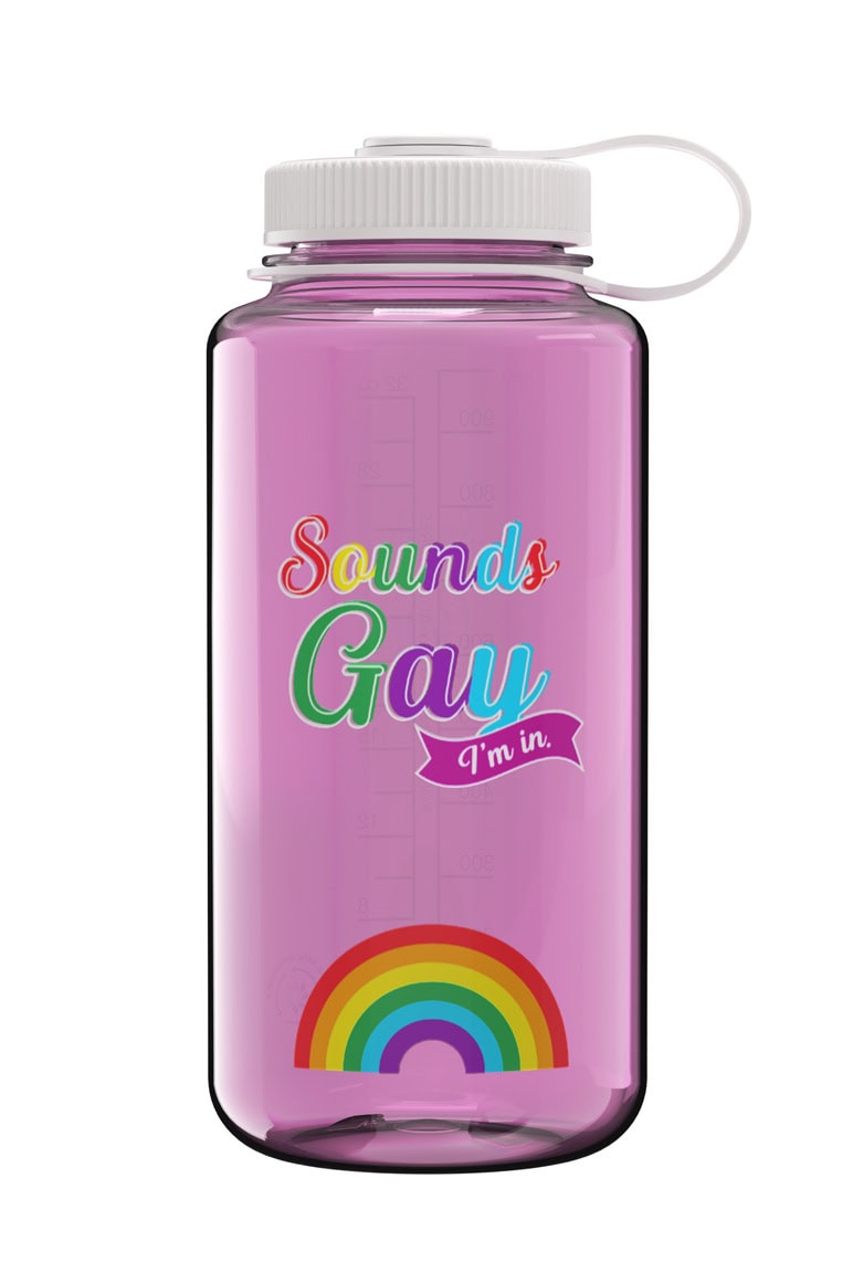 Nalgene product image: 32oz Wide Mouth Pride Bottle J7 — 32oz Wide Mouth Pride Bottle