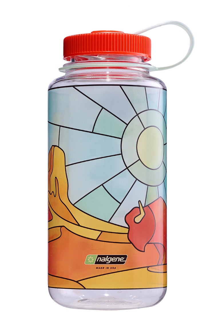 Nalgene product detail: 32oz Wide Mouth Stained Glass Print Bottles I1 — 32oz Wide Mouth Stained Glass Print Bottles