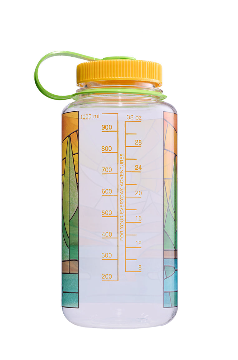 Nalgene product view: 32oz Wide Mouth Stained Glass Print Bottles I1 — 32oz Wide Mouth Stained Glass Print Bottles