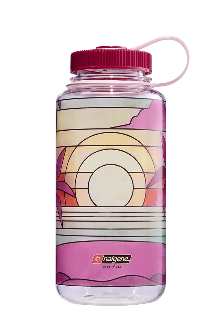 Nalgene product view: 32oz Wide Mouth Stained Glass Print Bottles I1 — 32oz Wide Mouth Stained Glass Print Bottles