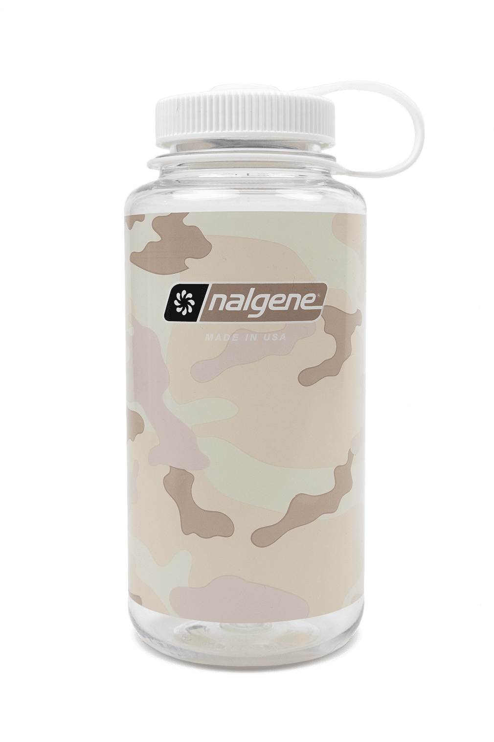 Nalgene product view: 32oz Wide Mouth Camo Print Bottles H1 — 32oz Wide Mouth Camo Print Bottles