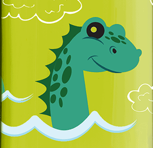 Nalgene product view: 12oz On-The-Fly Kids Lock-Top Bottle with Graphics Z8 — 12oz On-The-Fly Kids Lock-Top Bottle with Graphics