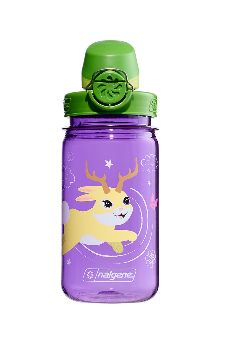 Nalgene product view: 12oz On-The-Fly Kids Lock-Top Bottle with Graphics Z8 — 12oz On-The-Fly Kids Lock-Top Bottle with Graphics