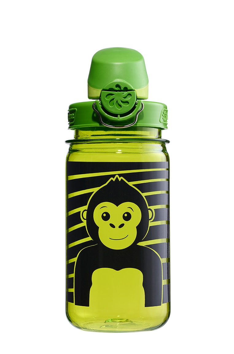 Nalgene product view: 12oz On-The-Fly Kids Lock-Top Bottle with Graphics Z8 — 12oz On-The-Fly Kids Lock-Top Bottle with Graphics