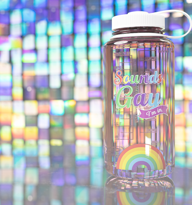 Nalgene product image: 32oz Wide Mouth Pride Bottle J7 — 32oz Wide Mouth Pride Bottle