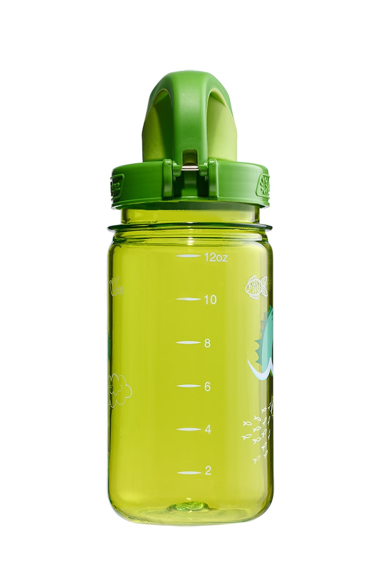 Nalgene product view: 12oz On-The-Fly Kids Lock-Top Bottle with Graphics Z8 — 12oz On-The-Fly Kids Lock-Top Bottle with Graphics